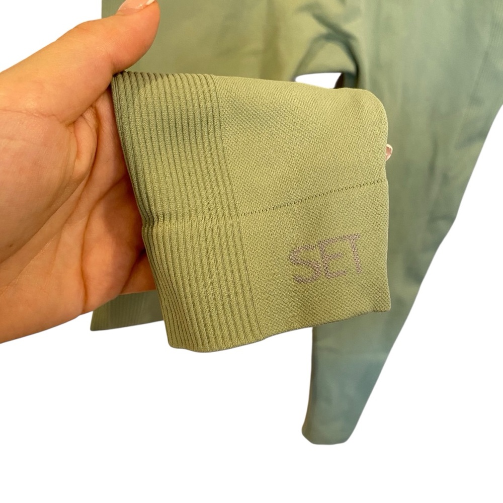 SET Active Sculptflex Seamless Active Leggings In Apen Green - Picture 6 of 7